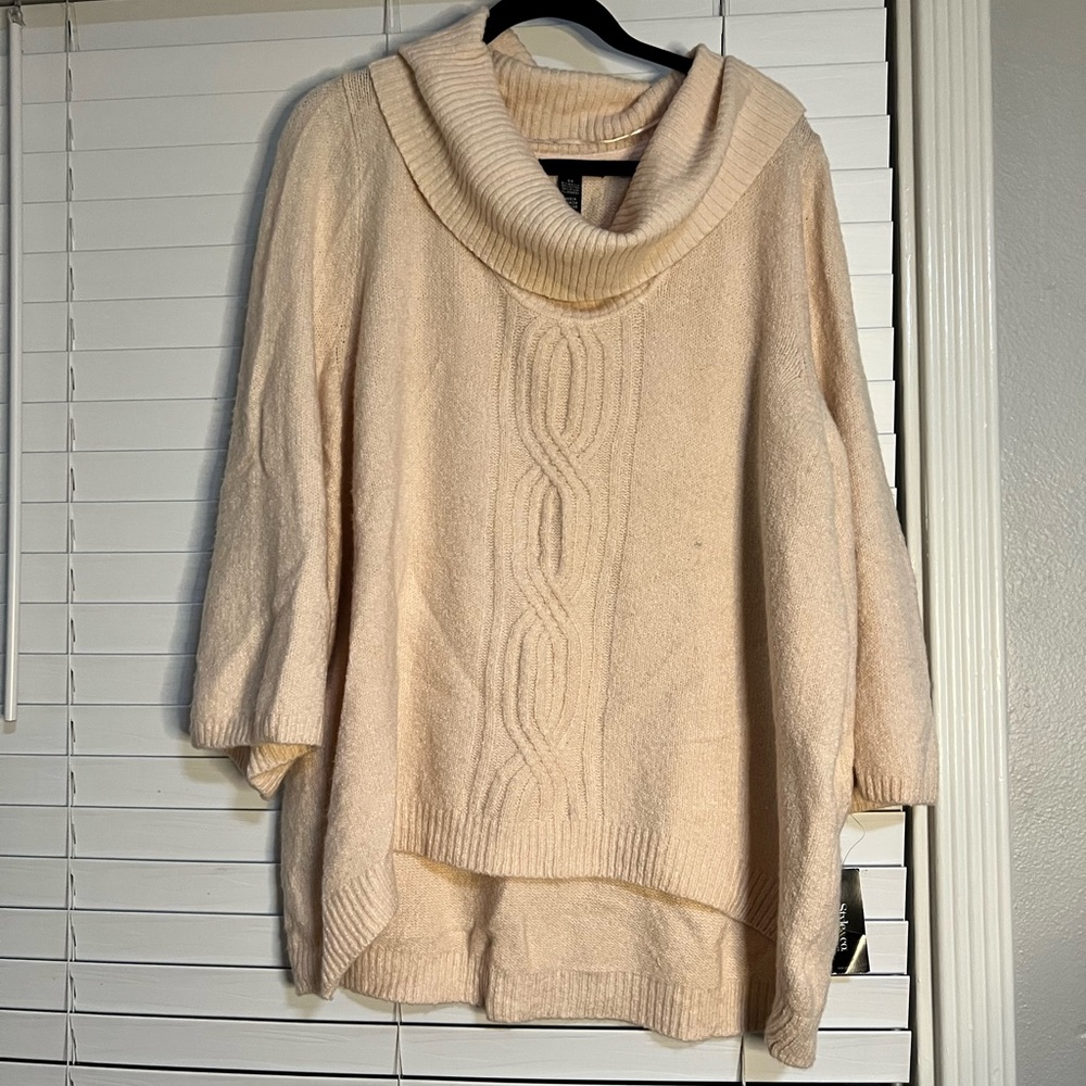 Adorable light pink sweater 2x, NWT